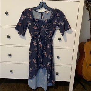 Ten sixty Sherman Girls Romper with overlay